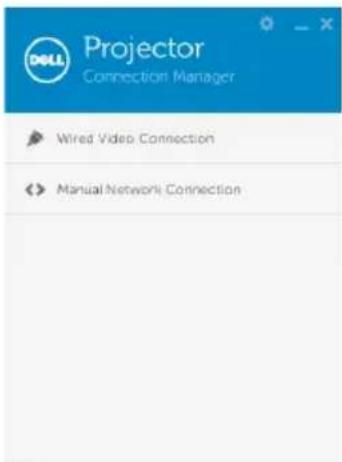 DELL S510 - Jalankan Manajer Sambungan Proyektor Dell - 3