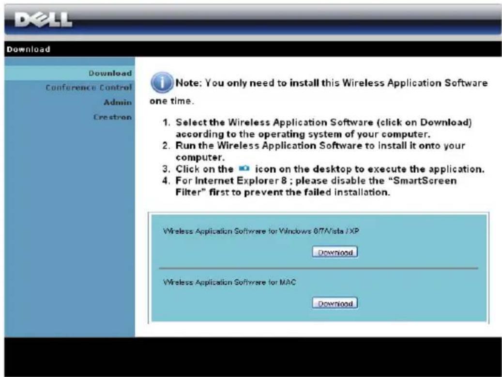 DELL S510 - Download Manajer Sambungan Proyektor Dell - 1