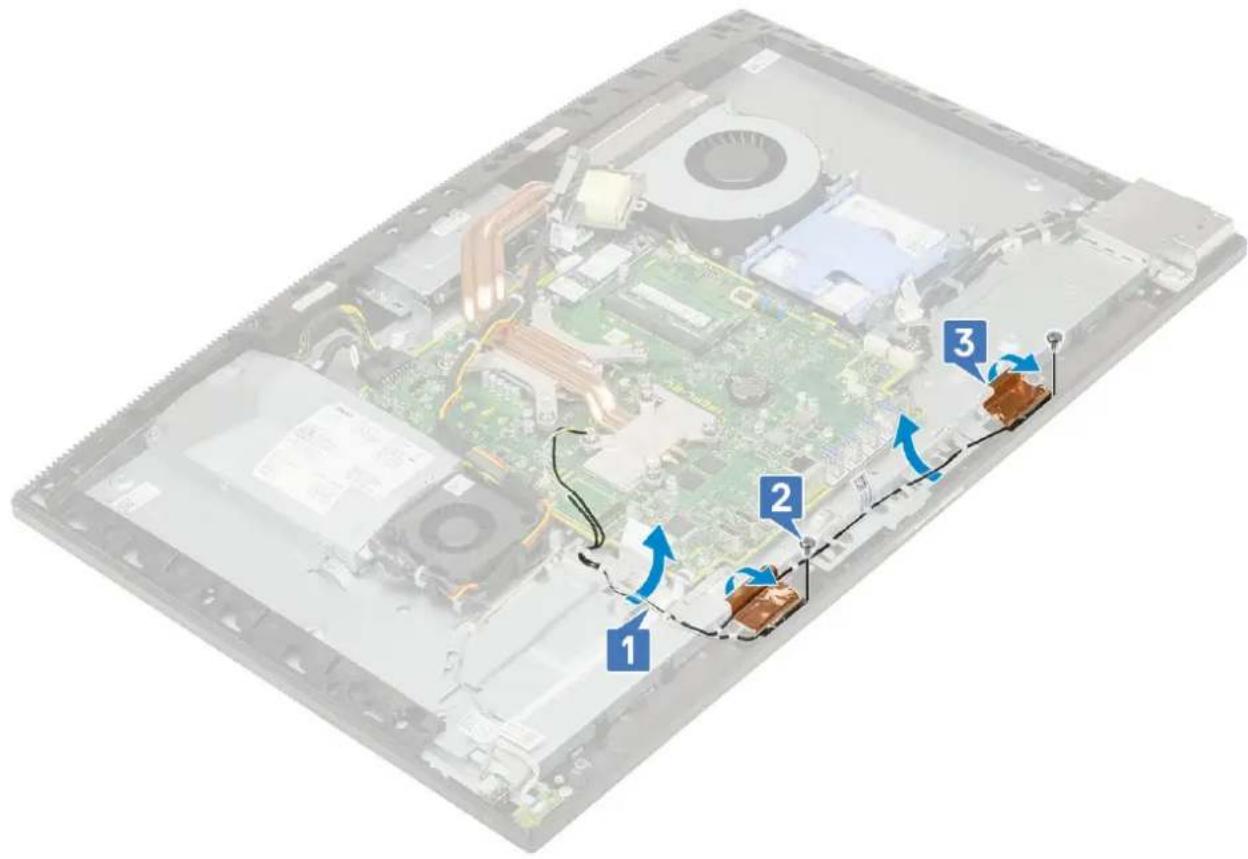DELL OptiPlex 7760 - Melepaskan antena - 1