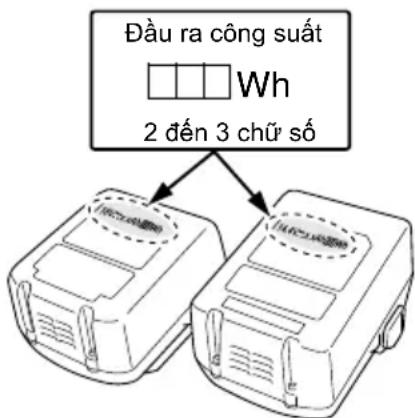 Đầu ra công suất Wh 2 đến 3 chữ số