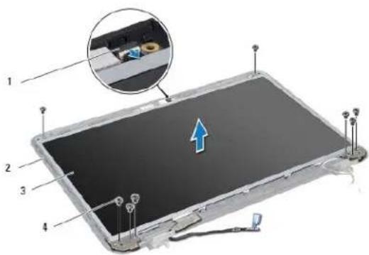 DELL Inspiron M501R - Melepas Panel Layar - 1