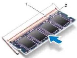 DELL Inspiron M301Z - Melepaskan Modul Memori - 2