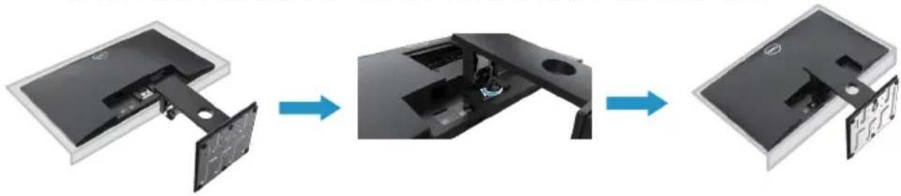 DELL E2420HS - Menghubungkan penyangga - 4