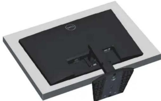 DELL SE2423DS - Mengamankan monitor menggunakan kunci Kensington (opsional) - 2