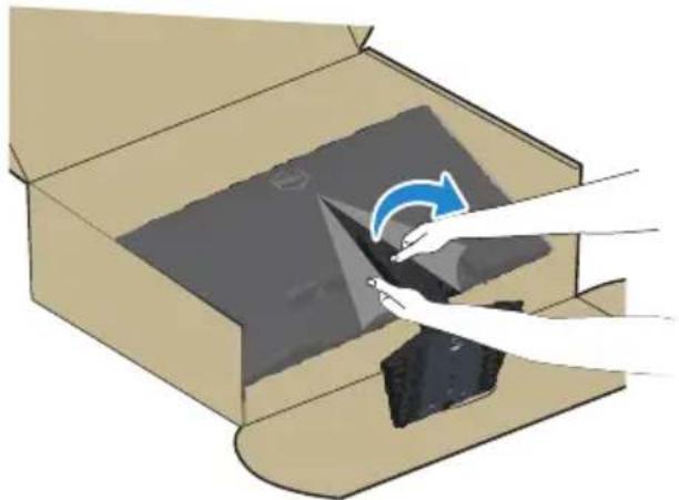 DELL SE2423DS - Memasang dudukan - 7