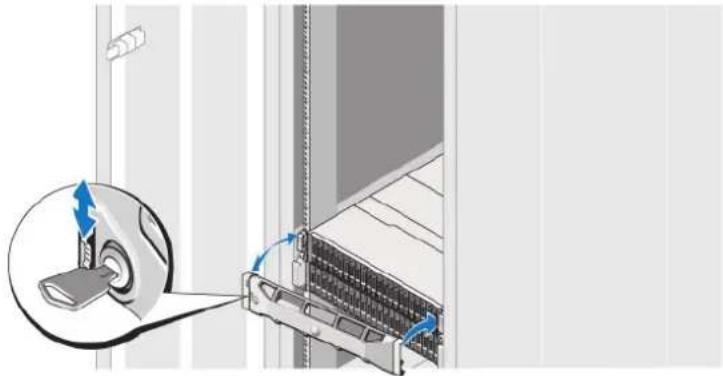DELL SC120 - Memasang Bezel Depan - 1