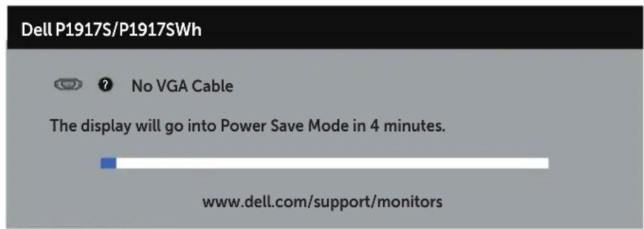 DELL P2017H - Pengujian mandiri - 1