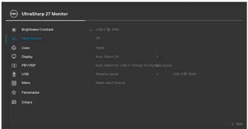 DELL UltraSharp U2722DX - Mengatur KVM Otomatis (Khusus U2722DE) - 2