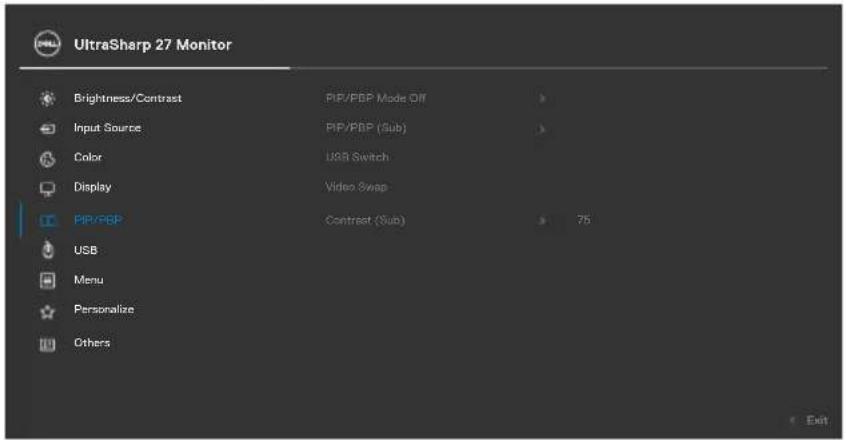 DELL UltraSharp U2722DX - Mengatur KVM Otomatis (Khusus U2722DE) - 1