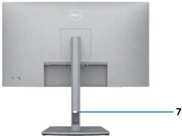 DELL UltraSharp U2722DX - Tampilan belakang - 2