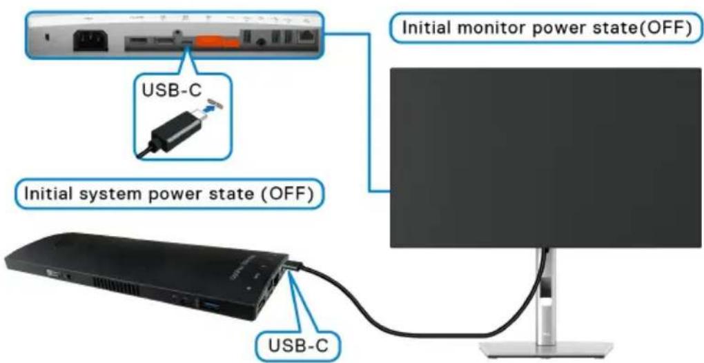 DELL UltraSharp U2422HX - Menghubungkan Monitor untuk DPBS untuk Pertama Kalinya - 1