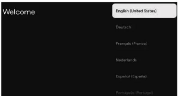 Welcome English (United States) Deutsch Français (France) Nederlands Español (Españe) Portugues (Portugal)