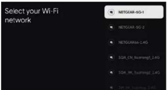 Select your Wi-Fi network NETGEAR-5G-1 NETGEAR-5G-2 NETGEAR66-24G SQA_CN_luzrang1_24G SQA_UK_luzrang2_24G 3W_10_24G