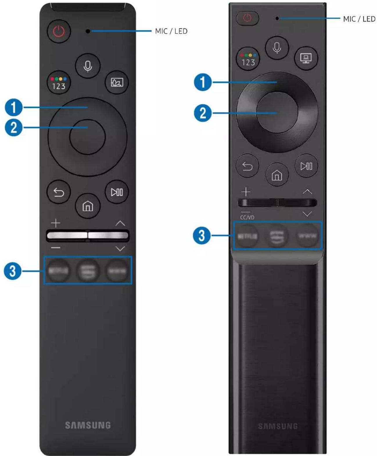 MIC / LED 1 2 3 SAMSUNG MIC / LED 123 + - CC/VD SAMSUNG