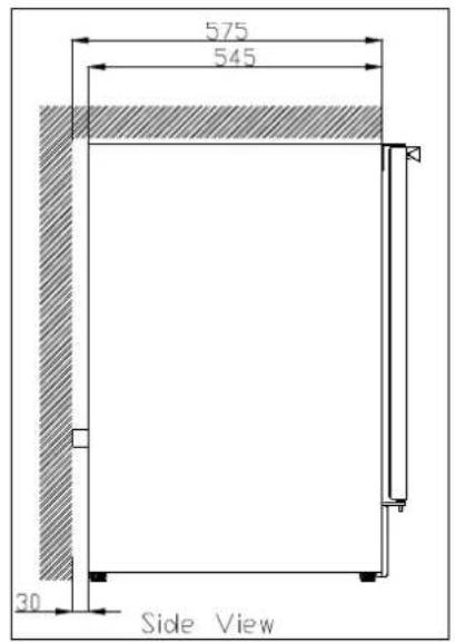 Vintec V20SGEBK - Drawings for built-in purposes - 2