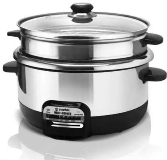 Imarflex IMC-3600S - 8in1 STAINLESS STEEL MULTI-COOKER - 1