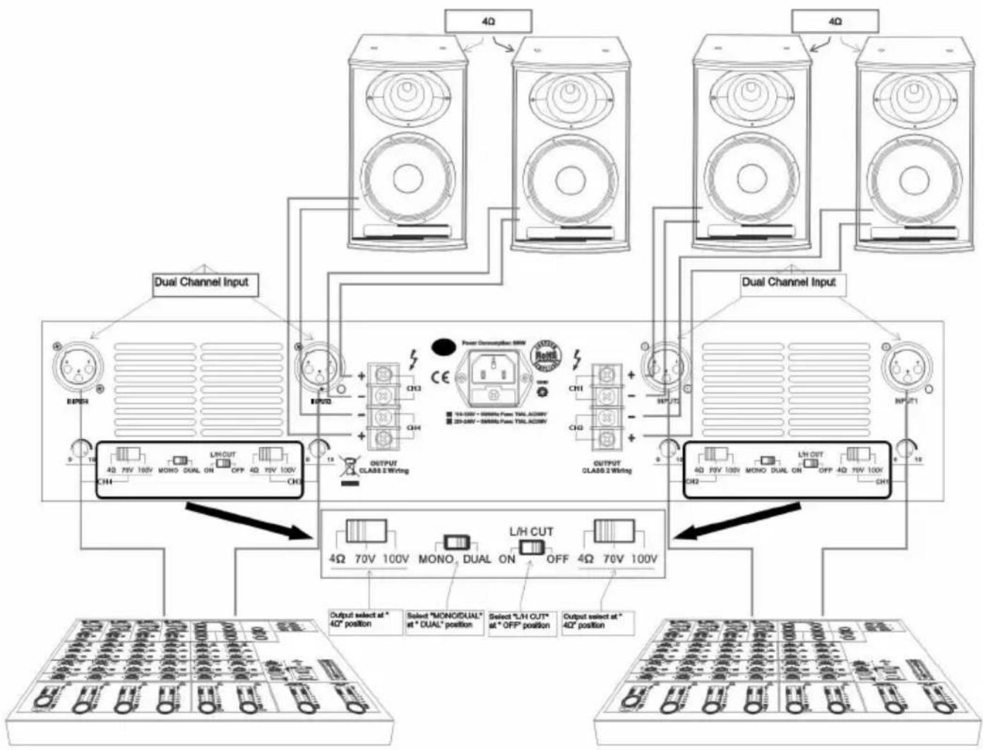 Glemm 250.2 - INPUT AND OUTPUT CONNECTION DIGGRAN - 6