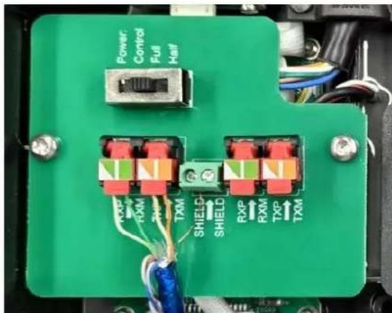 Power Control Full Half RXP RXM RXI TXM SHIELD SHIELD RXP RXM TXP TXM