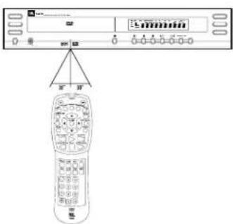 Diagram showing a remote control device with labeled ports and a separate image of the remote.