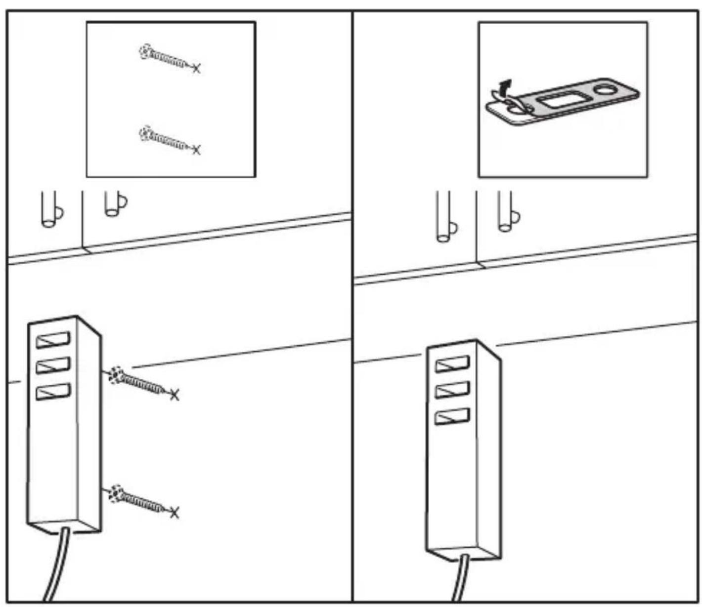 Diagram showing electrical connections between two devices with labeled components and wiring diagrams