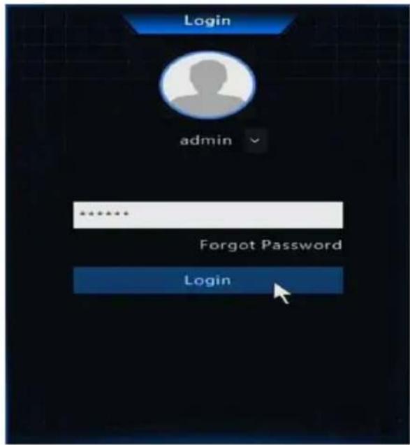 Login admin ***** Forgot Password Login