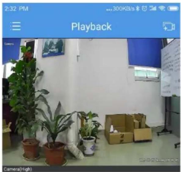 2:32 PM ...300KB/s Playback Camera(High)
