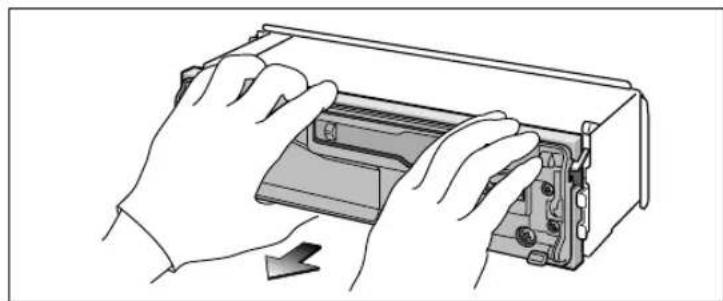 PANASONIC CQ-FX421W - To Remove the Unit - 5