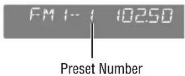 FM 102.50 Preset Number