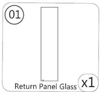 01 Return Panel Glass x1