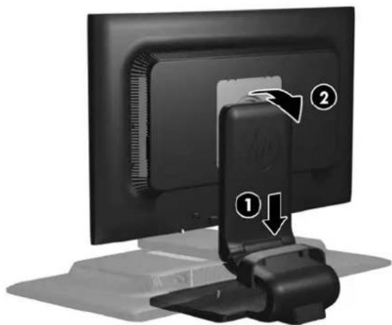 HP Compaq LA2206xc - Membentangkan Alas Dudukan Monitor - 2