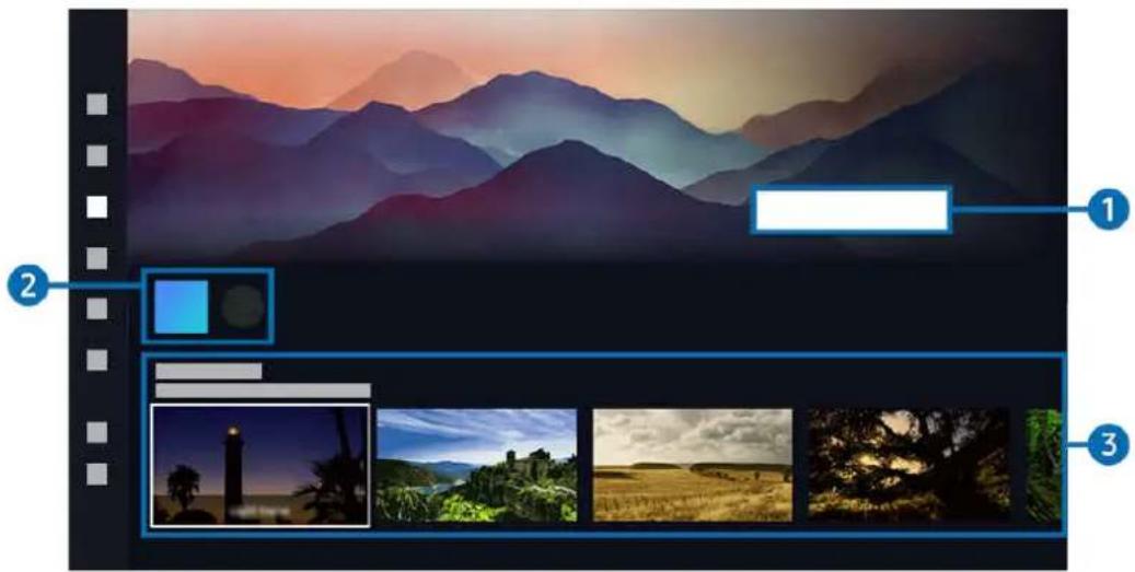SAMSUNG QA55S95FAK - > tombol arah kiri Ambient - 1