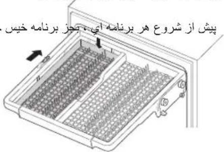 پیش از شروع هر برنامه أي، تجز برنامه خیس.