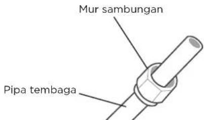 MIDEA MSFL-12CRN8 - Langkah 3: Menyambung ujung-ujung pipa - 1