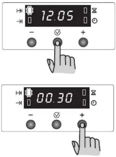 ELECTROLUX EKD603502X - Trukmės atšaukimas: - 1