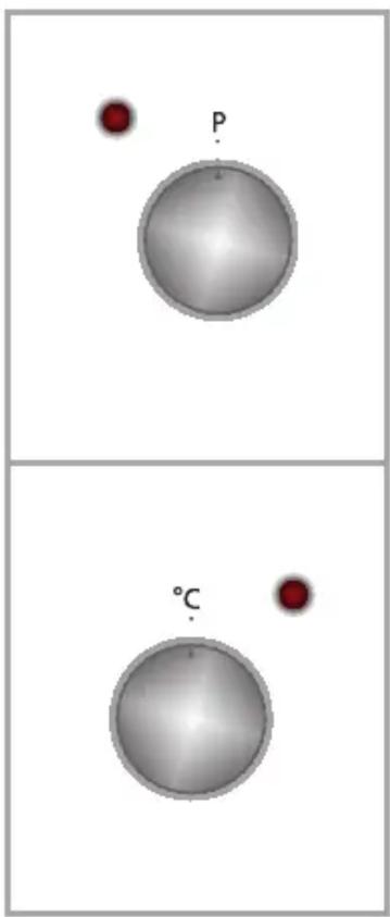 P °C