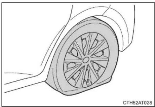 TOYOTA Verso S (2014) - Prieš remontuojant padangą avariniu klijų rinkiniu - 1