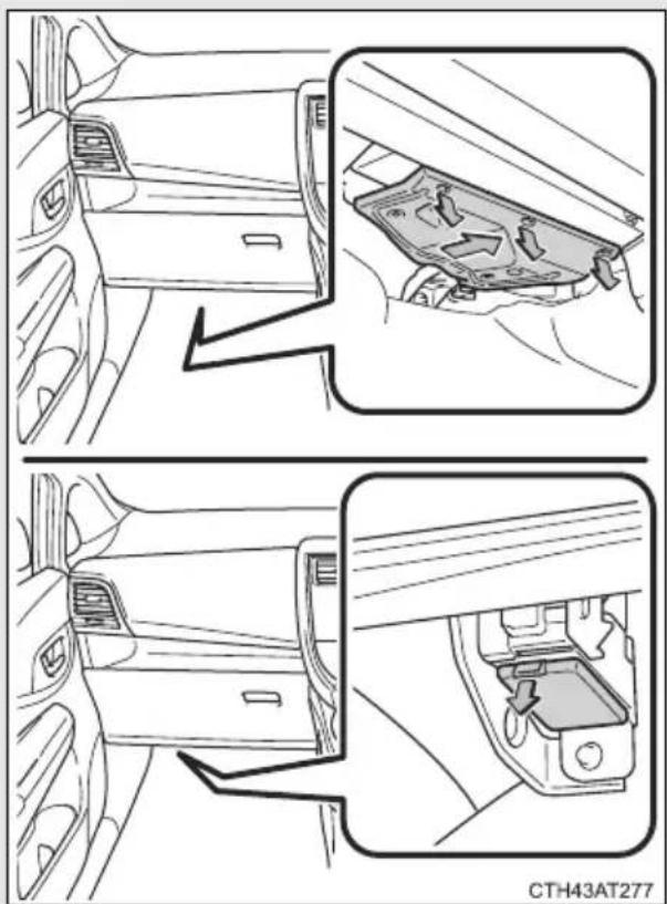 TOYOTA Verso S (2014) - Po įrangos skydeliu (su vairu dešiniojoje pusėje) - 1