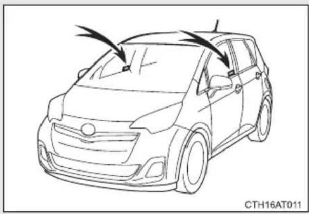 TOYOTA Verso S (2014) - 1-6. Apsaugos nuo vagystės sistema Dvigubo užrakto sistema\* - 1