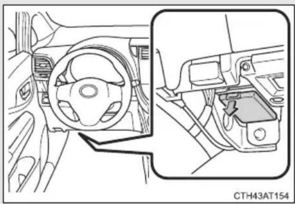 TOYOTA Verso S (2014) - Po irangos skydeliu (su vairu kairiojoje pusėje) - 1