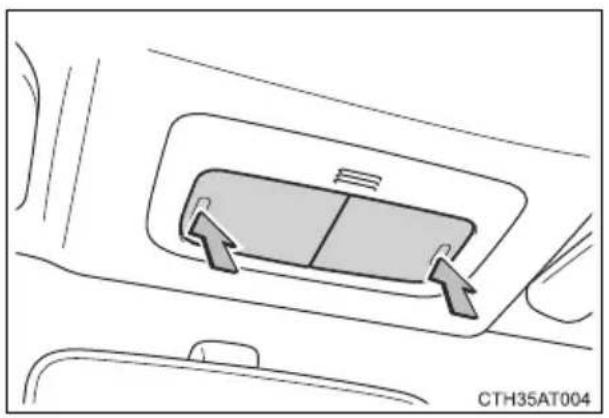 TOYOTA Verso S (2014) - Keleiviu šviesos (automobiliuose be panoraminio stogo skydelio) - 1