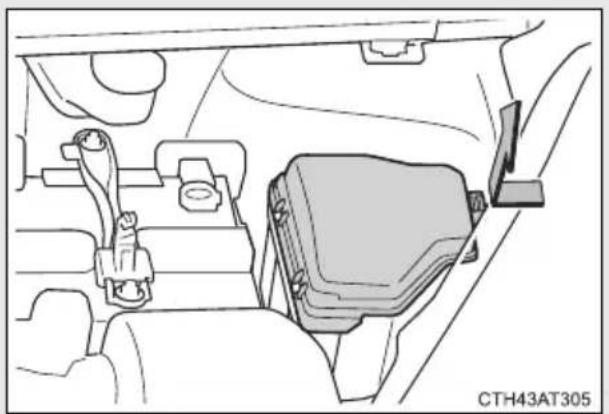 TOYOTA Verso S (2014) - Bagažinės skyrius (A tipo saugiklių dėže) - 1