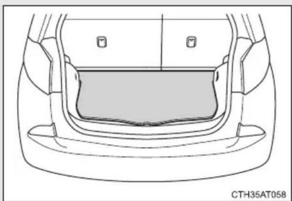 TOYOTA Verso S (2014) - Bagažinės plokštė - 1