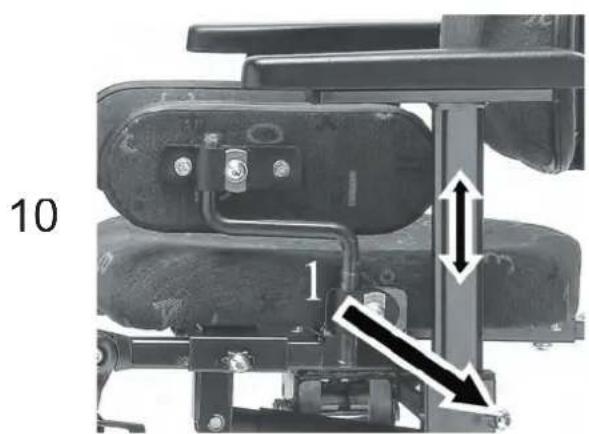 Eurovema 700 ABC - SIDE SUPPORT - adjustments (fig 9) - 3