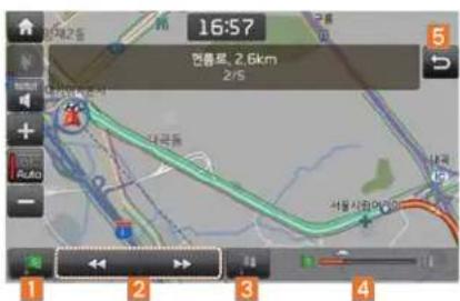 16:57 한동로: 2.6km 2/5 1 2 3 4