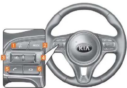 1 MODE 2 3 4 5 C D 6 KIA