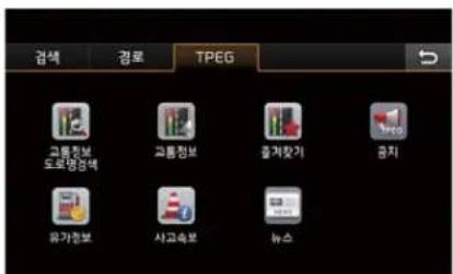 검색 경로 TPEG 고용정보 도로명증액 고용정보 줄치찾기 공지 유가정보 사고속보 뉴스
