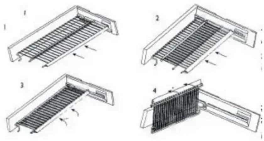 Meireles MFF 291 W - La bandeja regulable (En algunos modelos) - 1