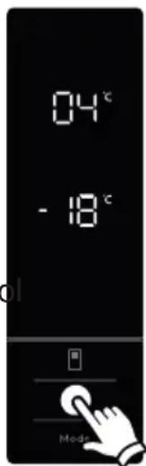 04°C -18°C Mode