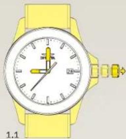 INVICTA Pro Diver 11752 - Set the Time, Hour, Minute - 1