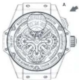 HUBLOT Classic Fusion Aerofusion Chronograph Orlinski All Black 525.CI.0 - SETTING THE TIME ZONES - 2